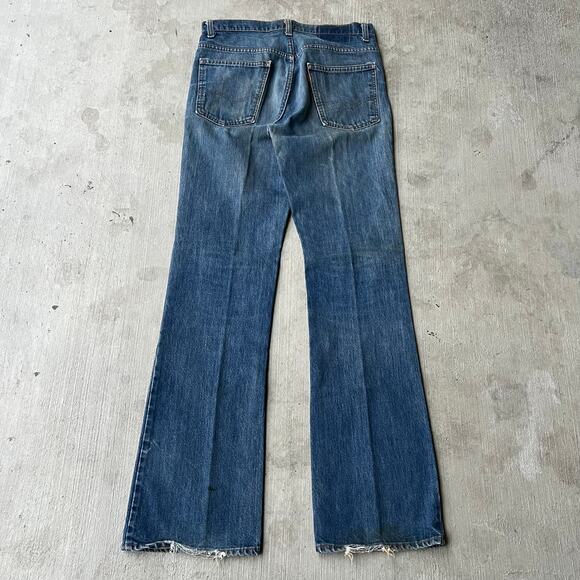 Vintage Levi’s flare blue denim jeans pants